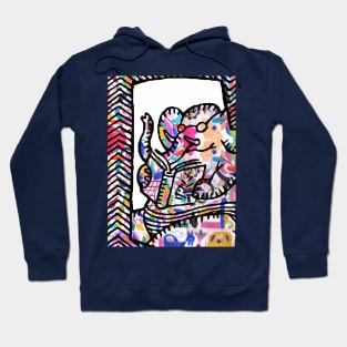 I Love Books Elephant Hoodie